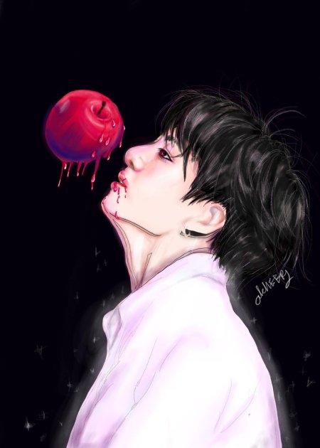 Чонгук вампир арт