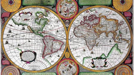 Древние карты мира