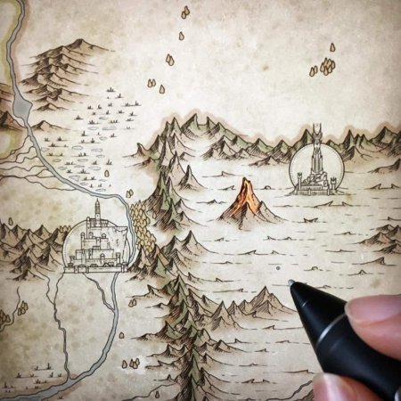 Фэнтези карта