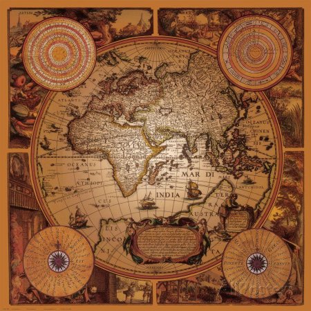 Старинные географические карты