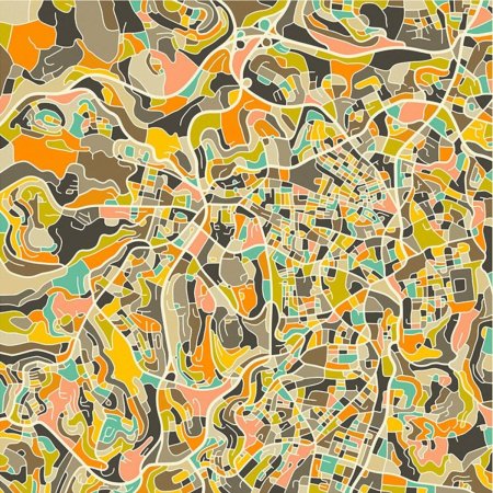 Абстрактная карта города