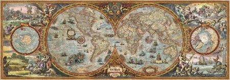 Мозаика \ puzzle\ 2000 \ историческая карта мира\