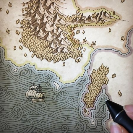 Фэнтези карта