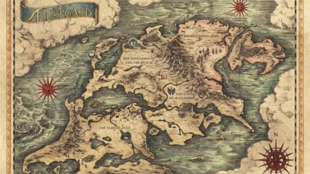 Фэнтези карта