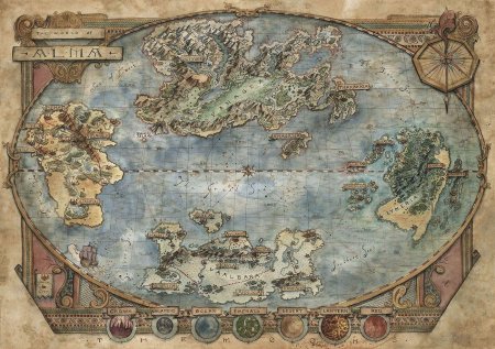 Фэнтези карта