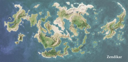 Карта фэнтези мира