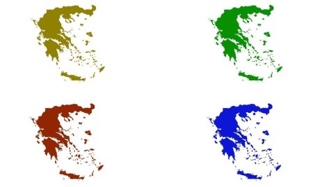 Карта греции