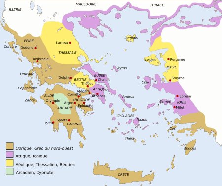 Фивы греция карта древняя