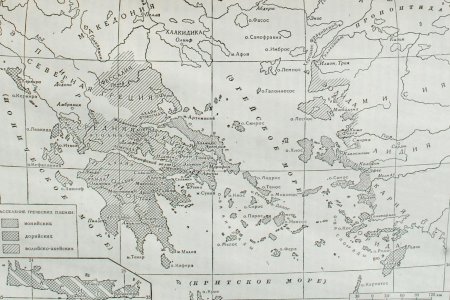 Карта древней греции 6 век до н э