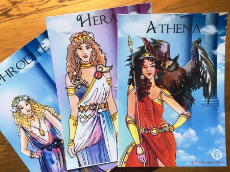 Греческие богини карты