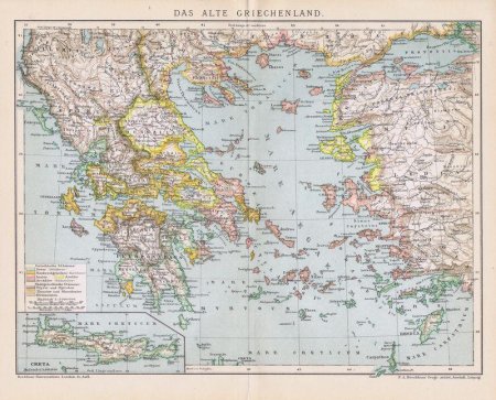 Карта греции века