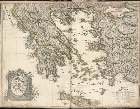 Древняя карта греции