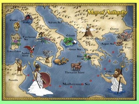 Остров крит древняя греция карта