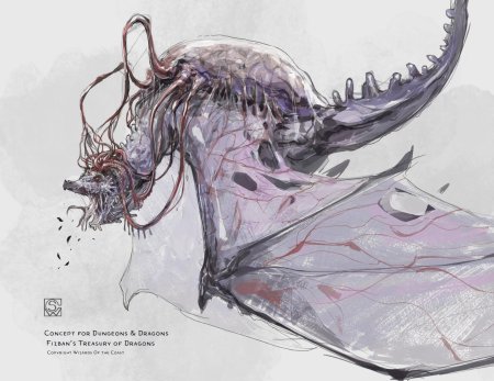 Дракон иллитид днд