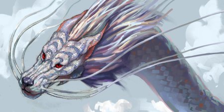 Бескрылый дракон арт