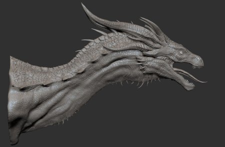 3 д модель дракона