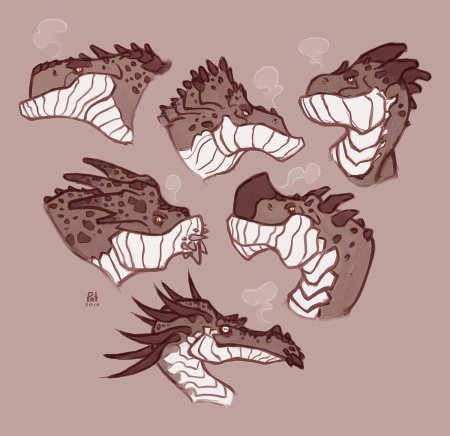 Референсы головы дракона