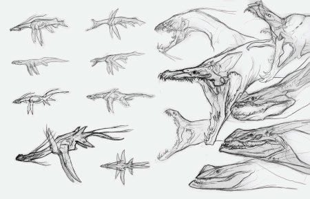 Ютараптор референс анатомия