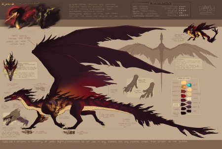 Дракон виверн референс
