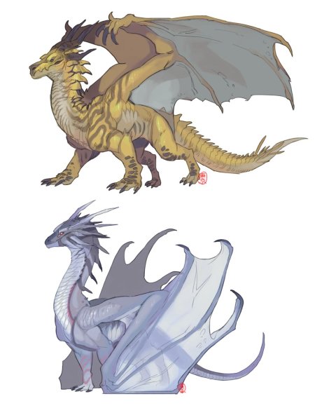 Дракон виверн референс