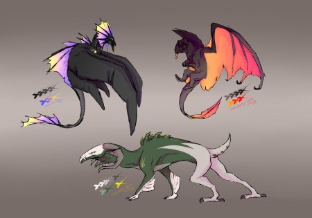 Дракон виверн референс