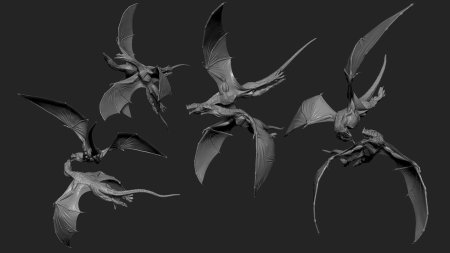 Дракон виверн референс