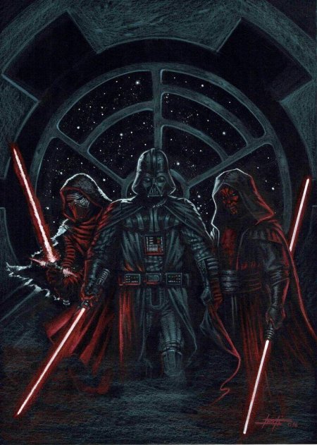 Дарт вейдер и кайло рен