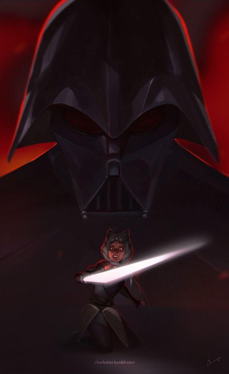 Асока тано и дарт вейдер