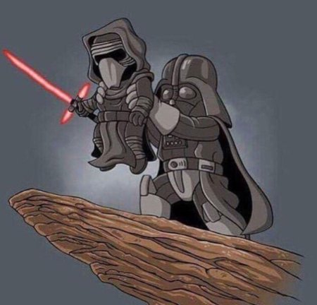 Дарт вейдер и кайло рен