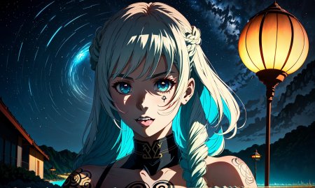 Нейро арт девушки