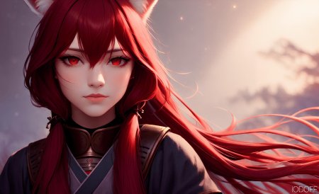 Красивая девушка аниме