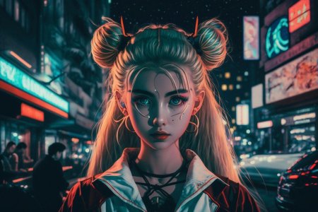 В стиле киберпанк