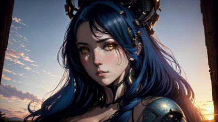 Нейросеть арты девушек