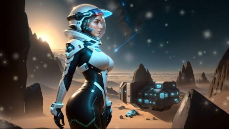 Космическая девушка