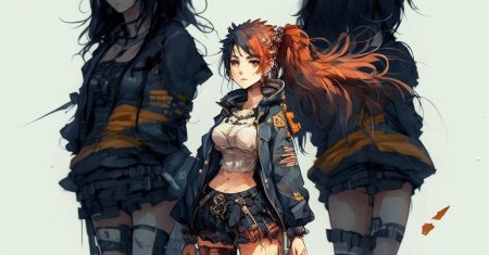 Нейросеть аниме арты