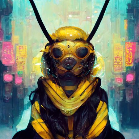 Киберпанк нейросеть