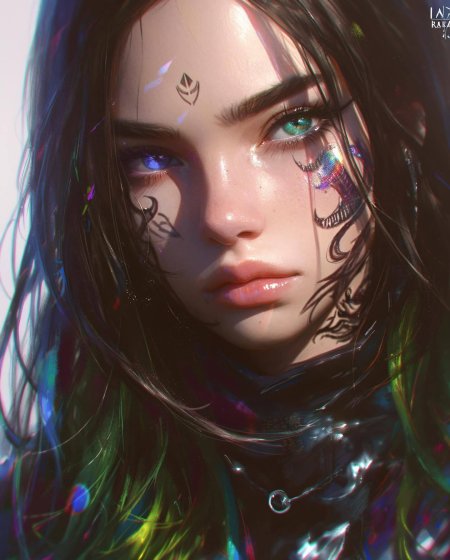 Нейросеть арты девушек