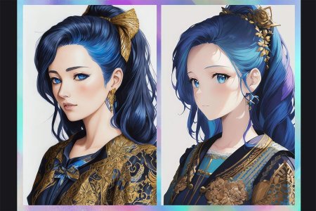 Нейросеть девушки арт