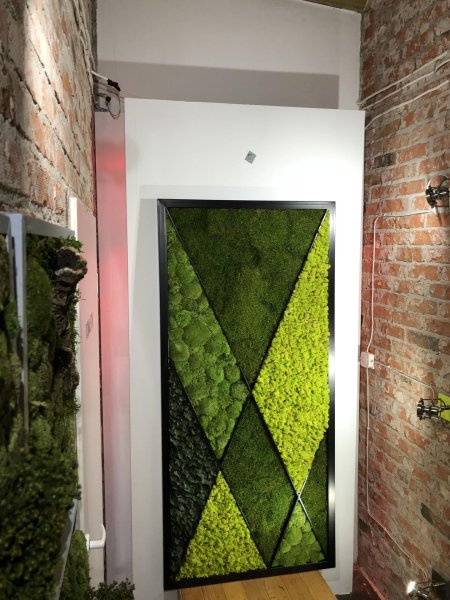 Зеленое панно на стену