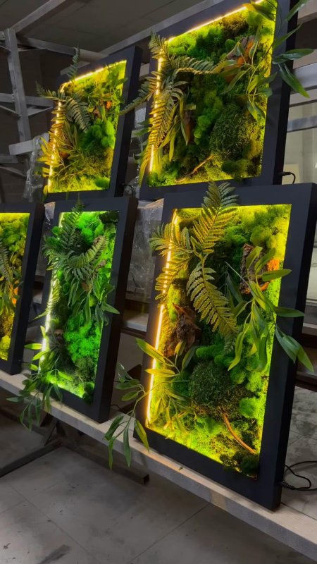 Панно из стабилизированного мха