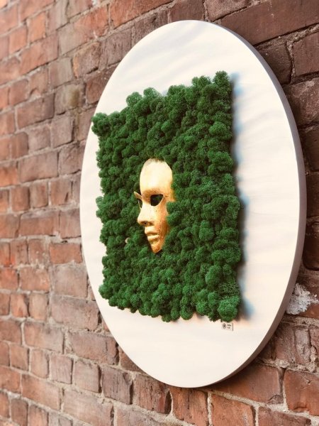 Панно из мха