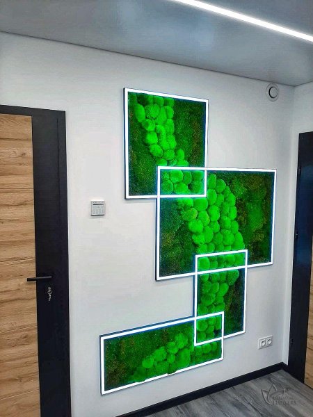 Панно из мха