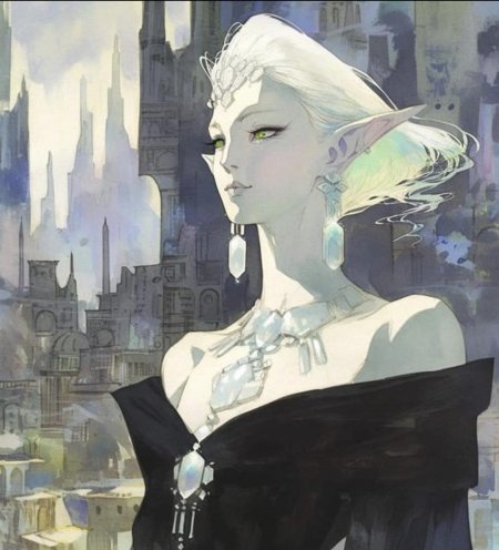 Фэнтези эльфийка