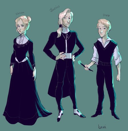 Гарри поттер нарцисса люциус драко малфой