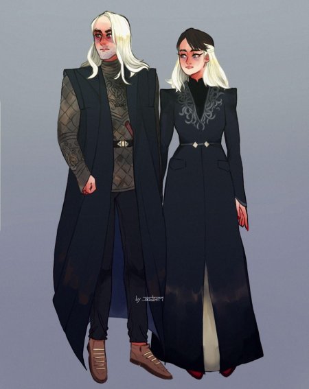 Люциус малфой и нарцисса арт