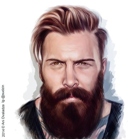 Портрет бородатого мужчины