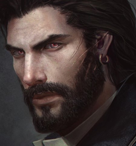 Мужчина фэнтези арт