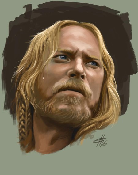 Викинг портрет