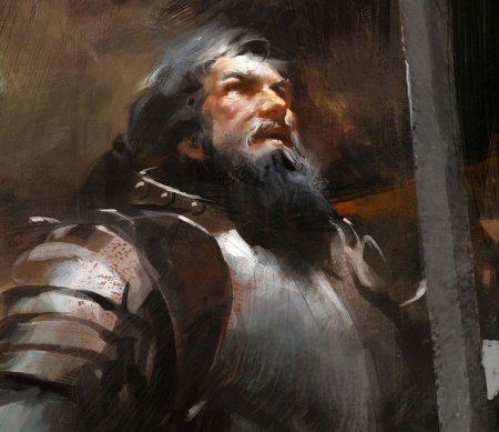 Воин фэнтези портрет