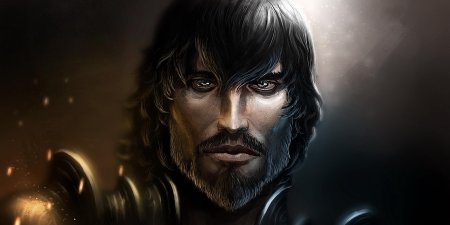 Бородатый мужчина арт